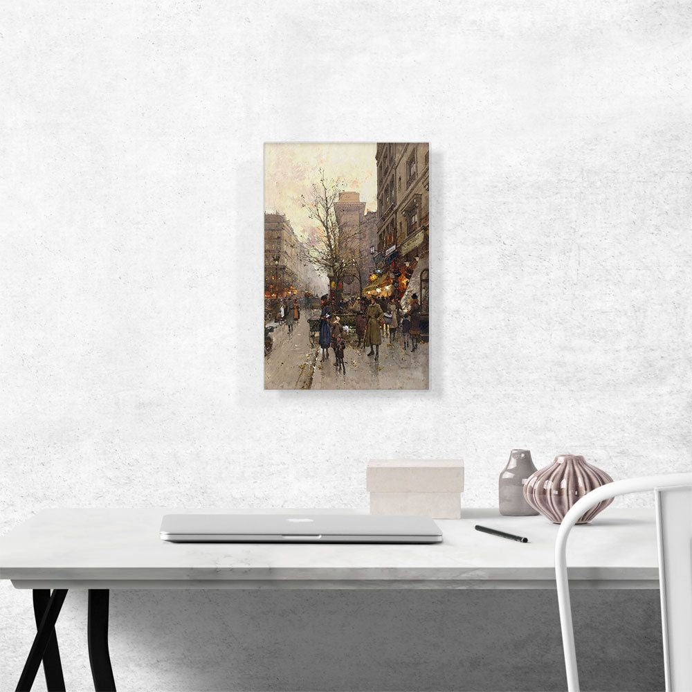 La Place De Chatelet Framed Wall Art