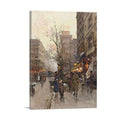 La Place De Chatelet Framed Wall Art