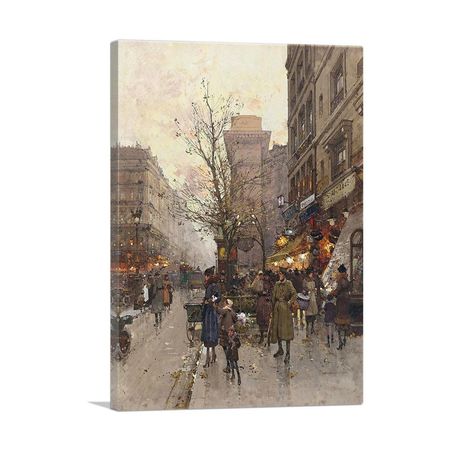 La Place De Chatelet Framed Wall Art