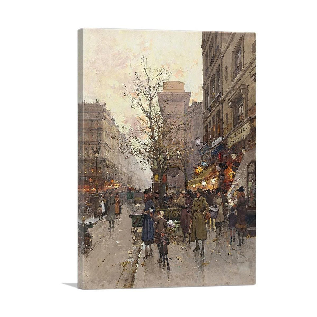 La Place De Chatelet Framed Wall Art