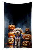 Premium Halloween Kitchen Towel – Minky Plush Front, Cotton Terry Back – Absorbent & everyday