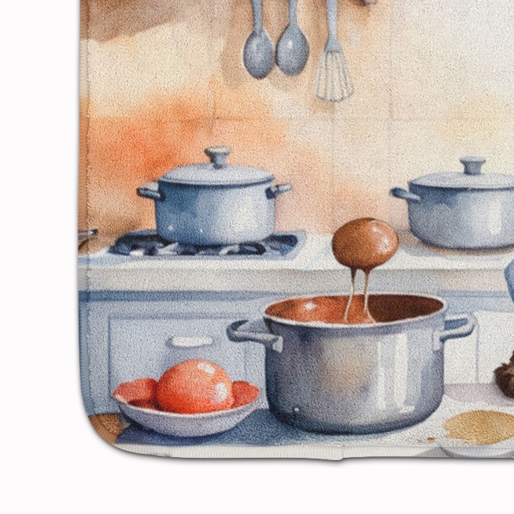 Labradoodle Chef Cushioned Kitchen and Bath Mat