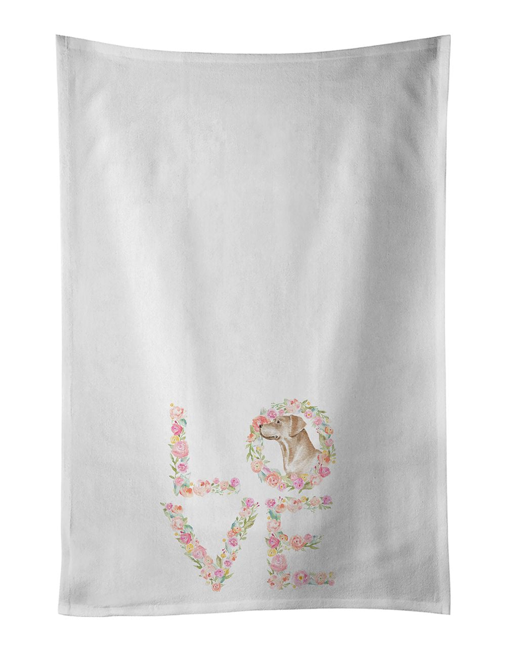 Labrador Retriever LOVE Kitchen Towel Pair