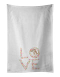 Labrador Retriever LOVE Kitchen Towel Pair