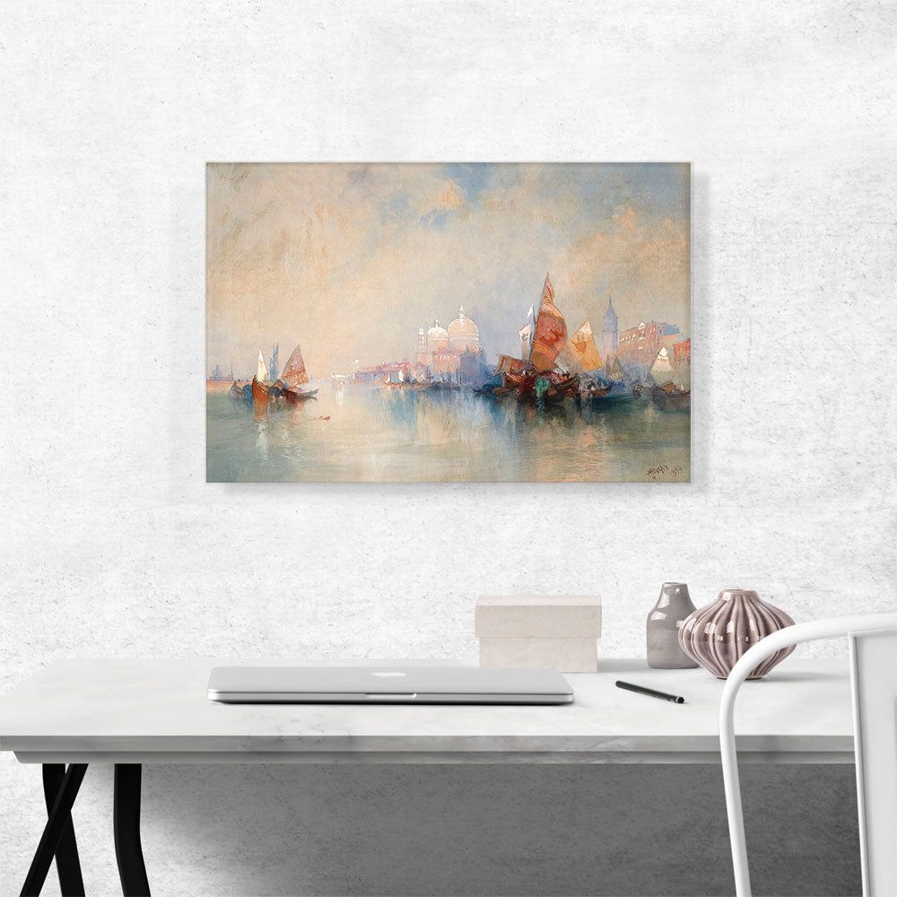 Lagoon Looking Toward Santa Maria Della Salute 1894 – Premium Canvas Art