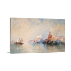 Lagoon Looking Toward Santa Maria Della Salute 1894 – Premium Canvas Art