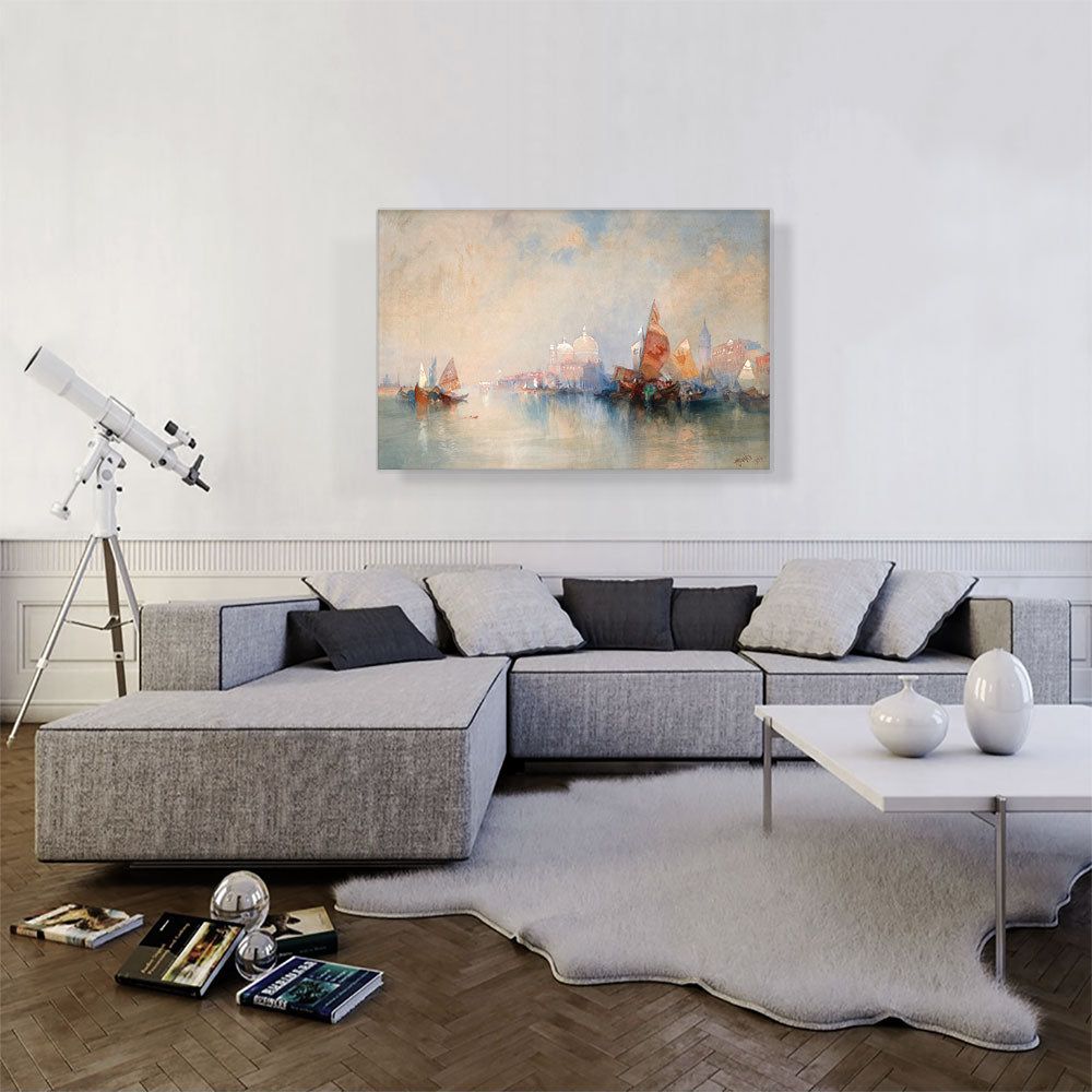 Lagoon Looking Toward Santa Maria Della Salute 1894 – Premium Canvas Art