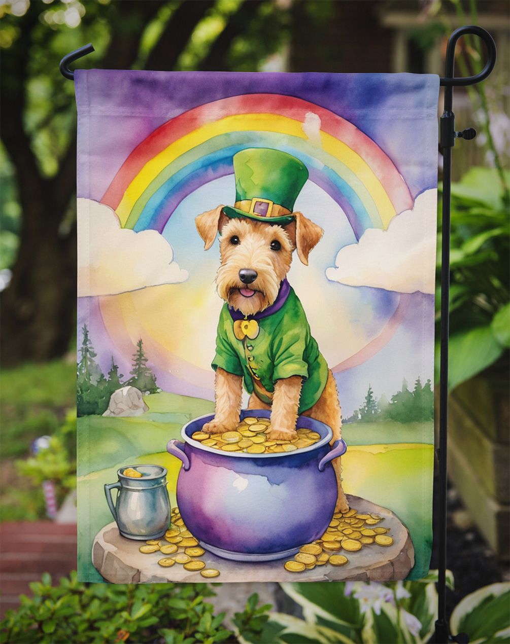 St Patrick's Day Garden Flag – Vibrant Outdoor Decorative Yard Banner
