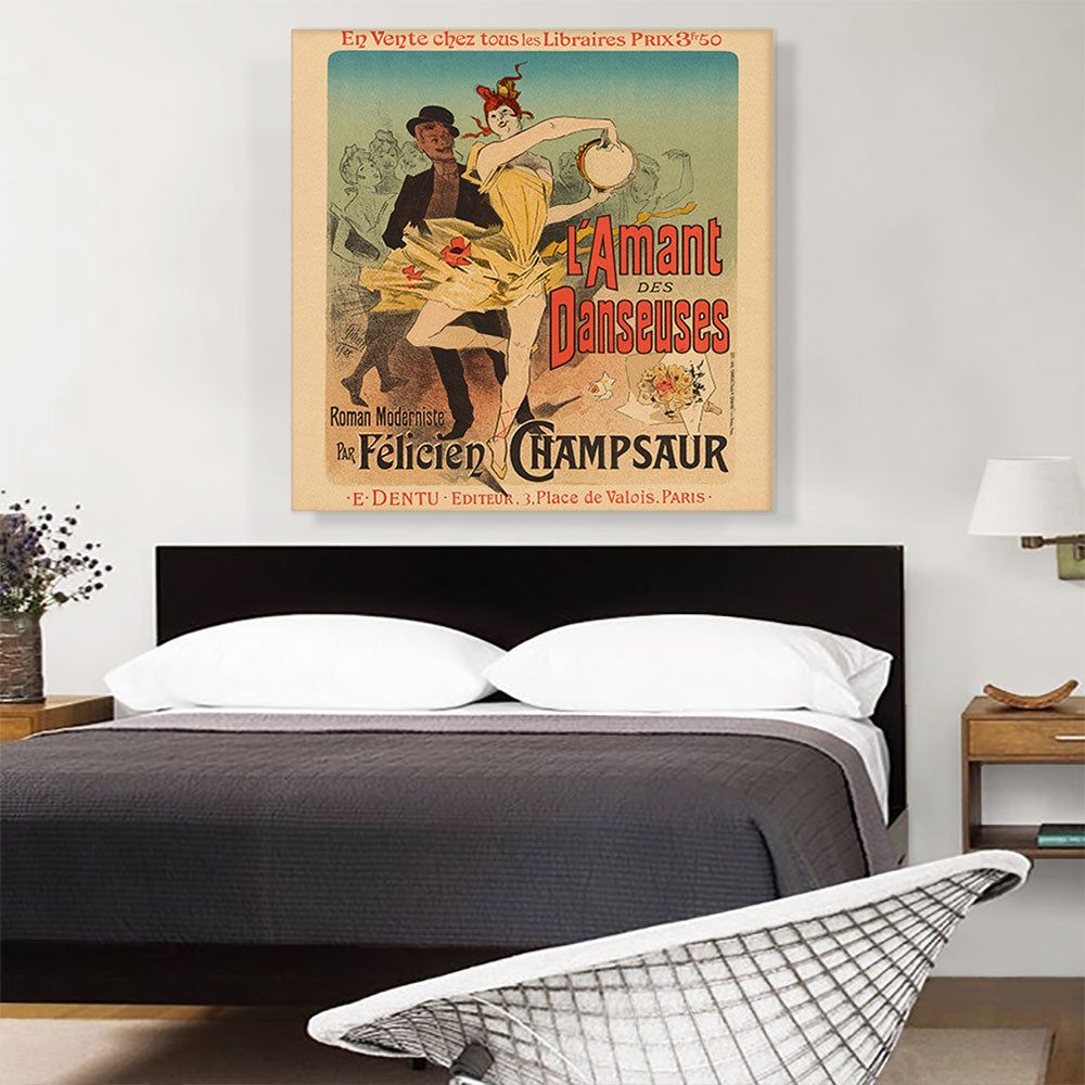 L'Amant Des Danseuses 1896 Wall Art with Expressive Detail
