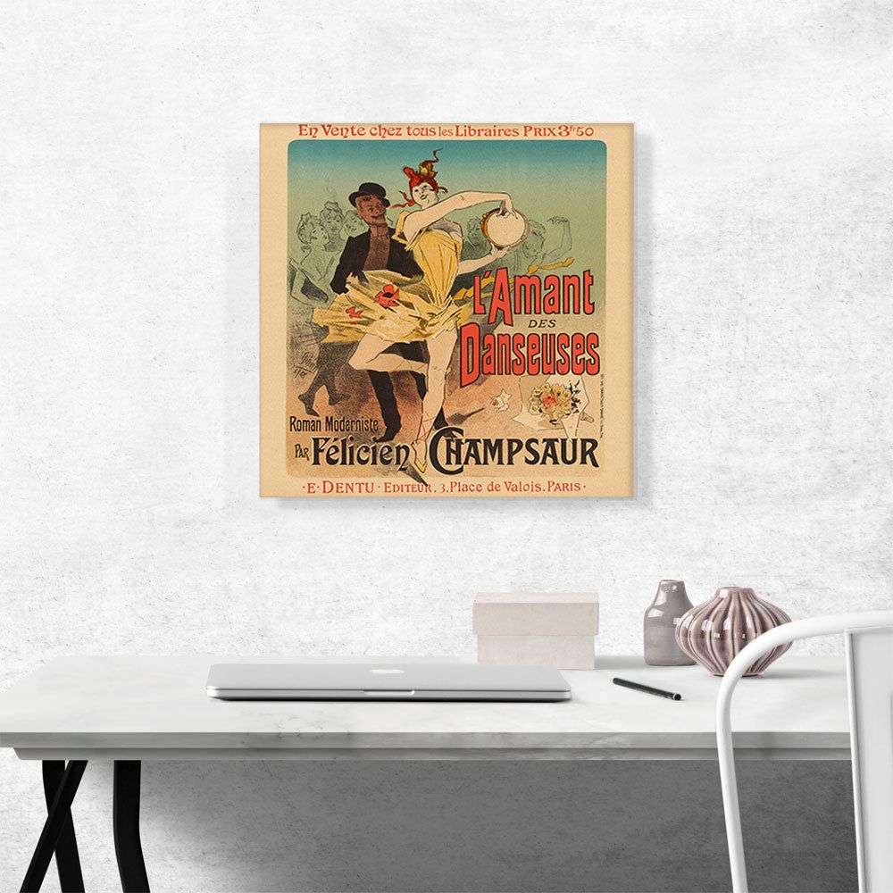 L'Amant Des Danseuses 1896 Wall Art with Expressive Detail