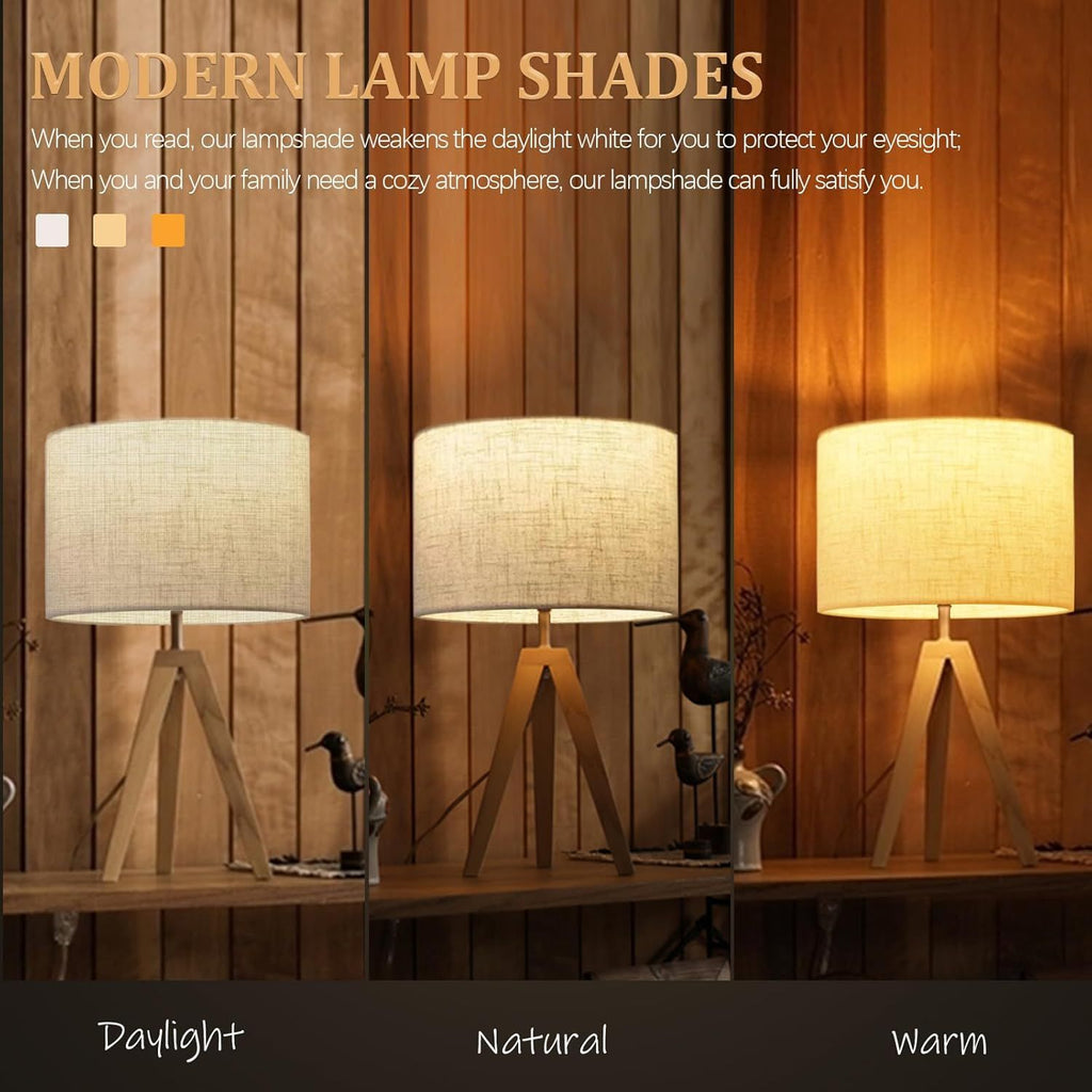 Beige Drum Shade for Table and Floor Lamps