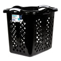 Lamper 2 Bushel Laundry Basket, Black/Silver - 1 Pack
