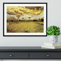 Van Gogh Landscape Under a Stormy Sky Framed Print
