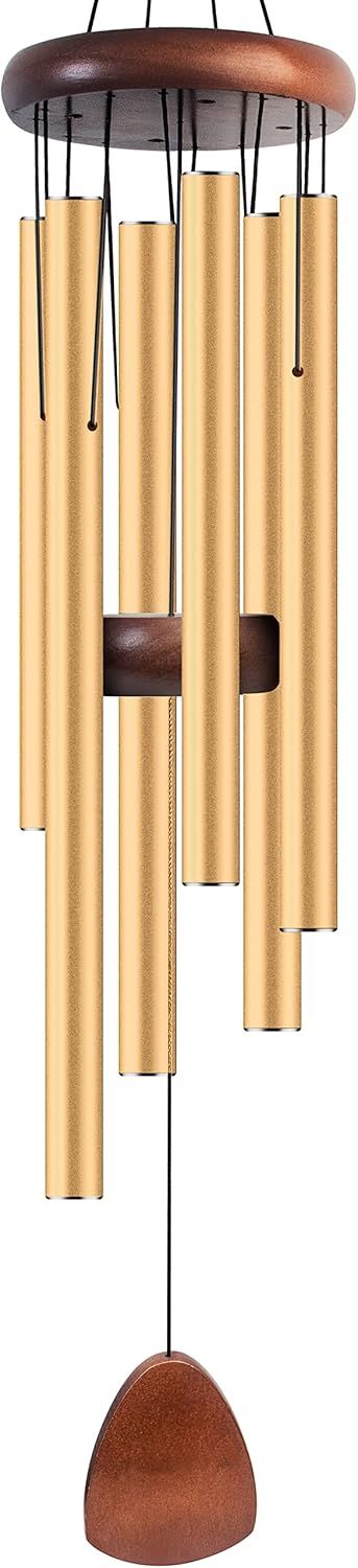 Classic Gold Wind Chime for Garden and Patio