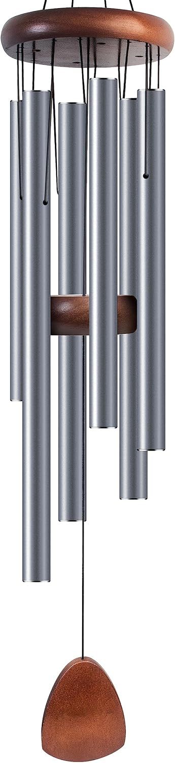 Modern Blue-Gray Wind Chime with Wind Catcher