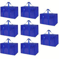 Extra Large Storage Tote with Open Top and Label Pocket - 8 pcs/pack