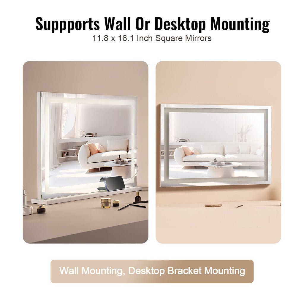 Lighted Vanity Mirror with Touch Controls