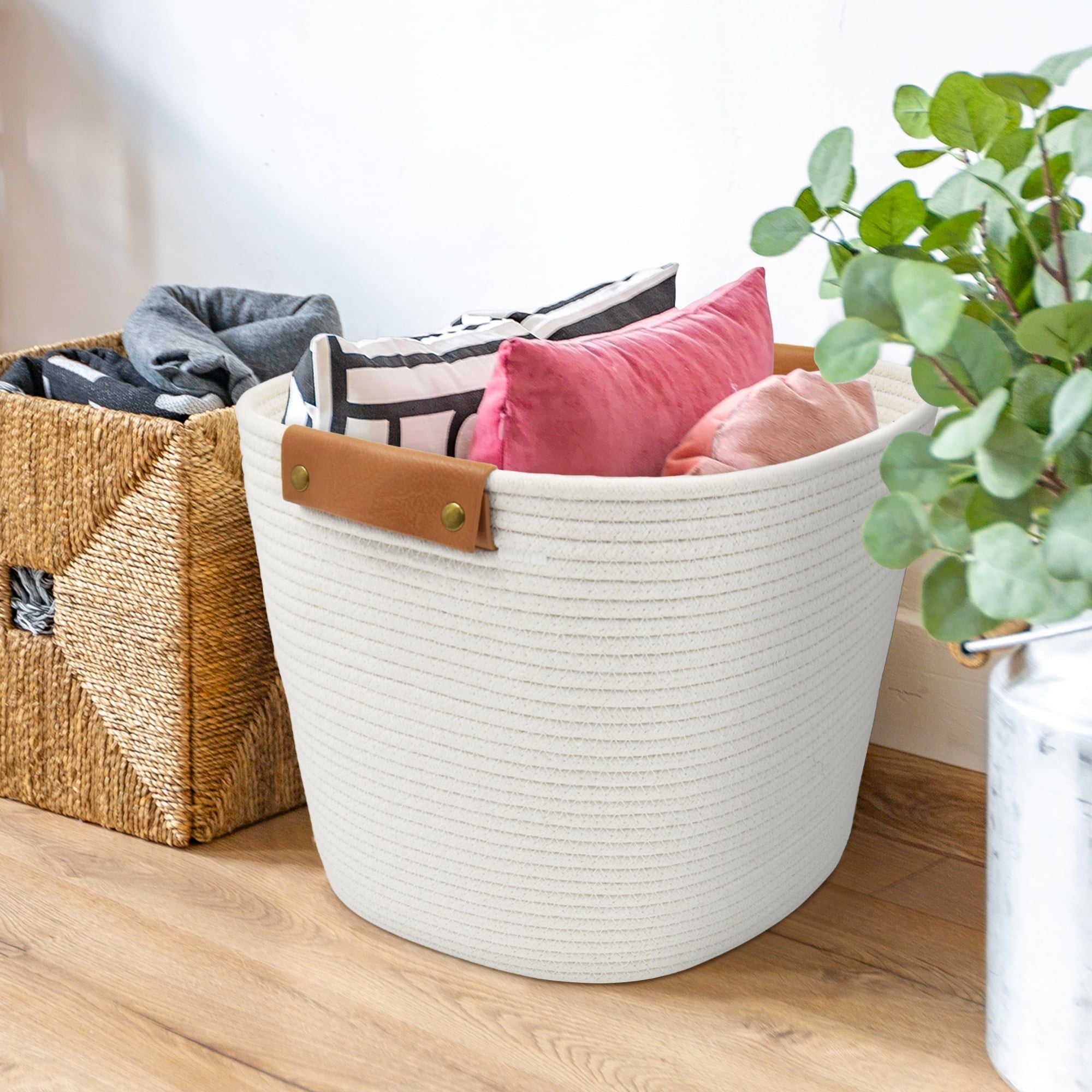 Vanilla Dream Decorative Rope Storage Basket