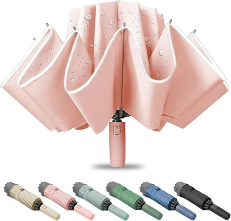 Automatic Inverted Travel Umbrella for Car or Backpack