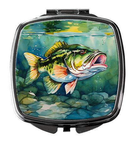 Largemouth Bass Folding Compact Mirror