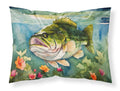 Largemouth Bass Standard Pillowcase Lightweight Super Soft Easy Care Decorative Artwork