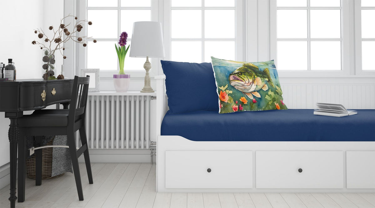 Largemouth Bass Standard Pillowcase Lightweight Super Soft Easy Care Decorative Artwork