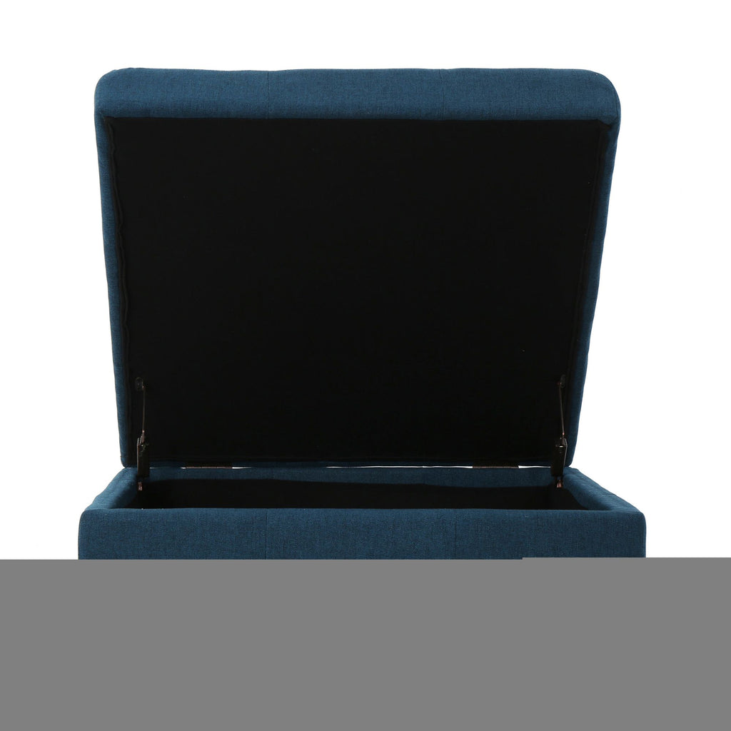 Larkin Tufted Storage Ottoman and Coffee Table