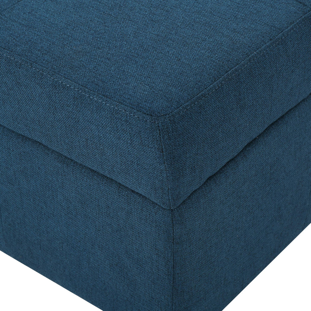 Larkin Tufted Storage Ottoman and Coffee Table