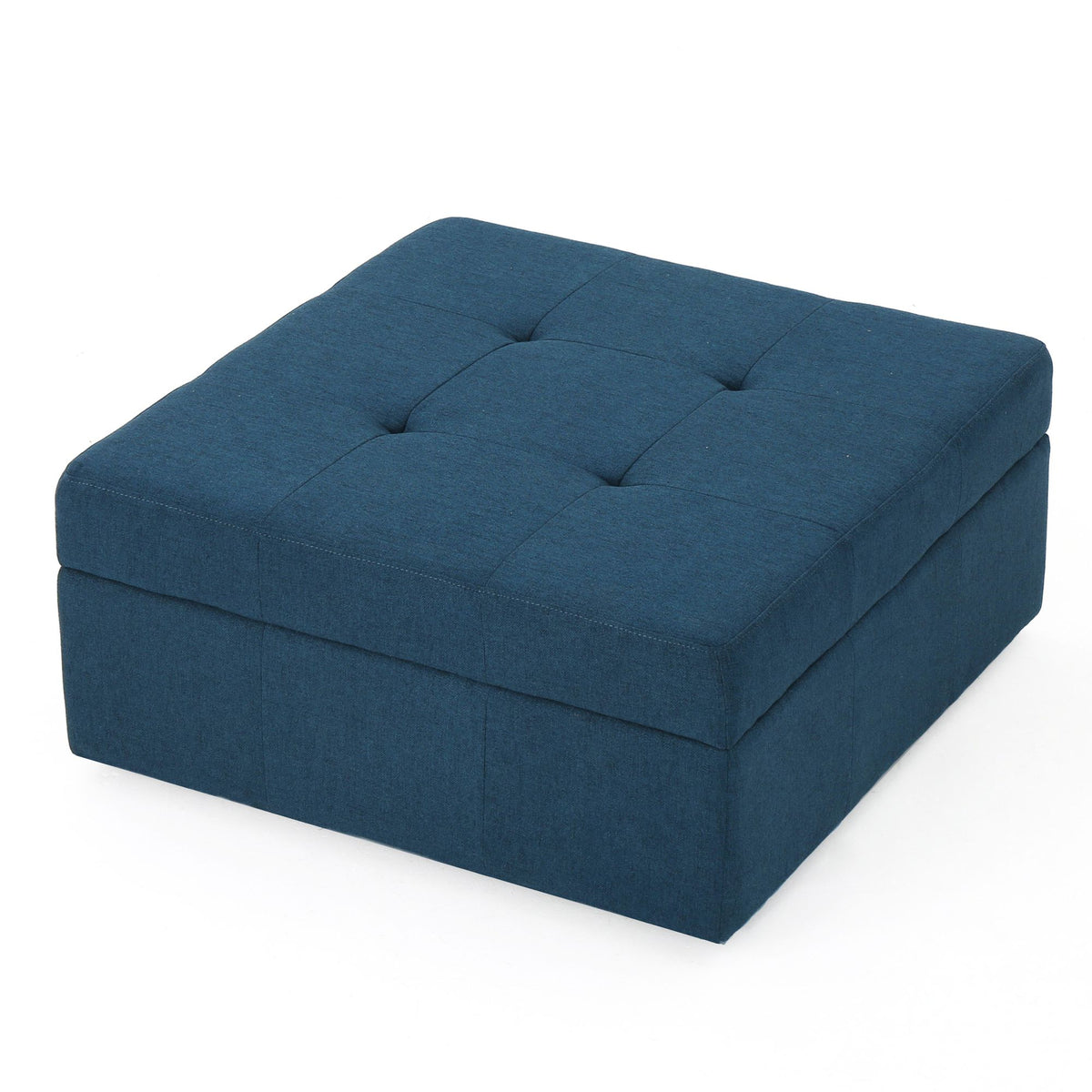 Larkin Tufted Storage Ottoman and Coffee Table
