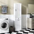 Laundry Cabinet with Drawer and Concealed Hamper