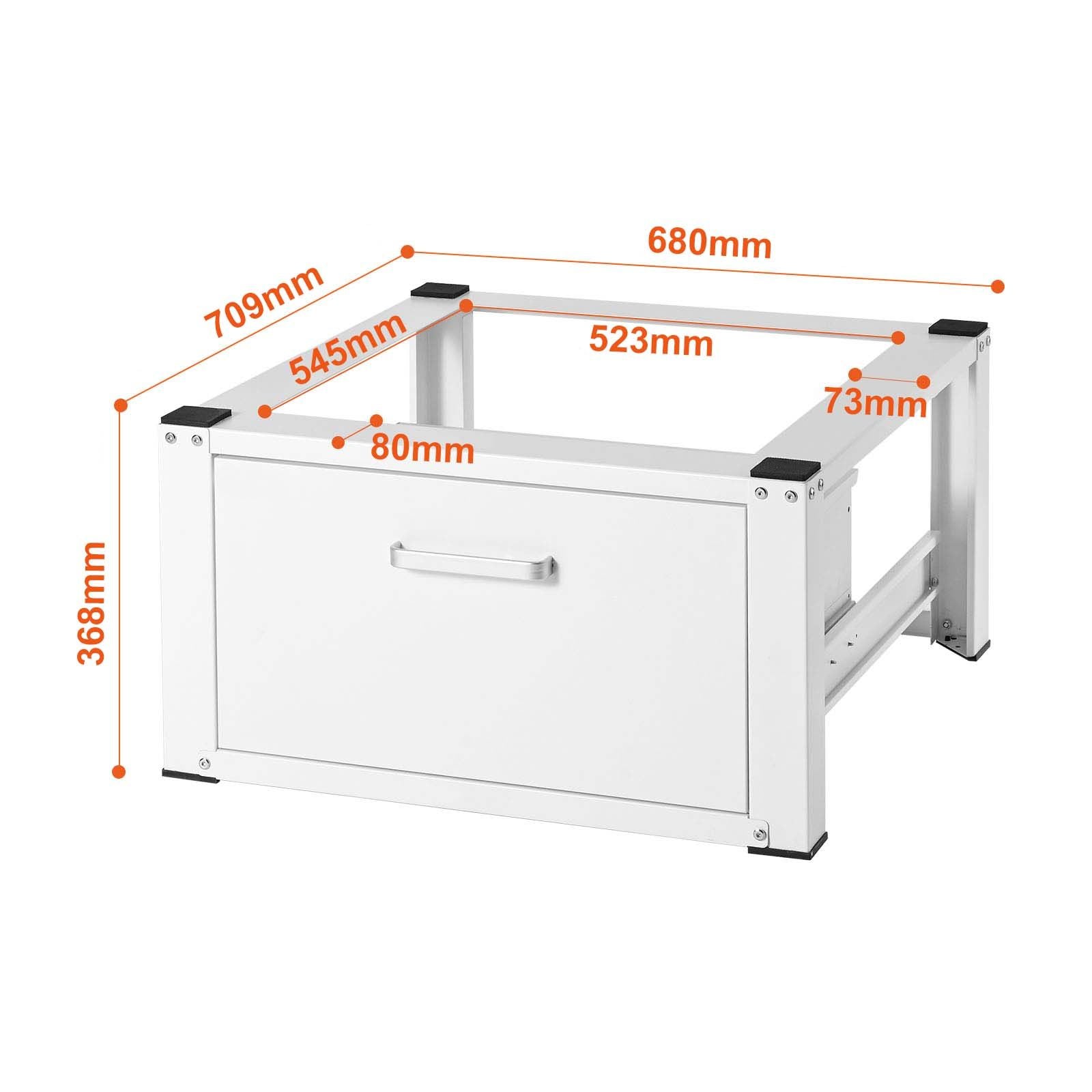 Laundry Pedestal with Drawer – Universal Fit for Standard Washers and Dryers