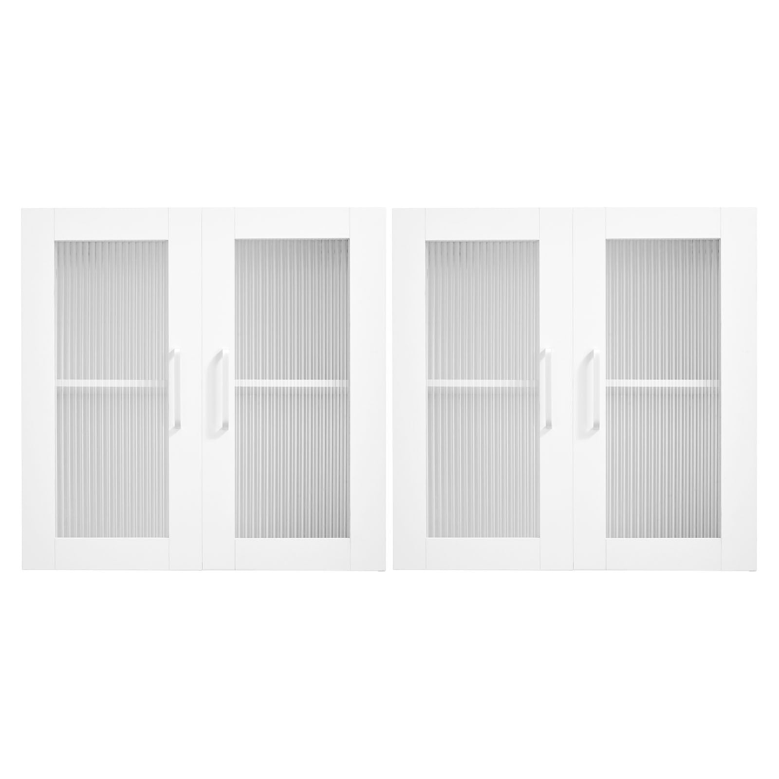 Maximize Vertical Space with 2-Tier Wall-Mounted Laundry Cabinet