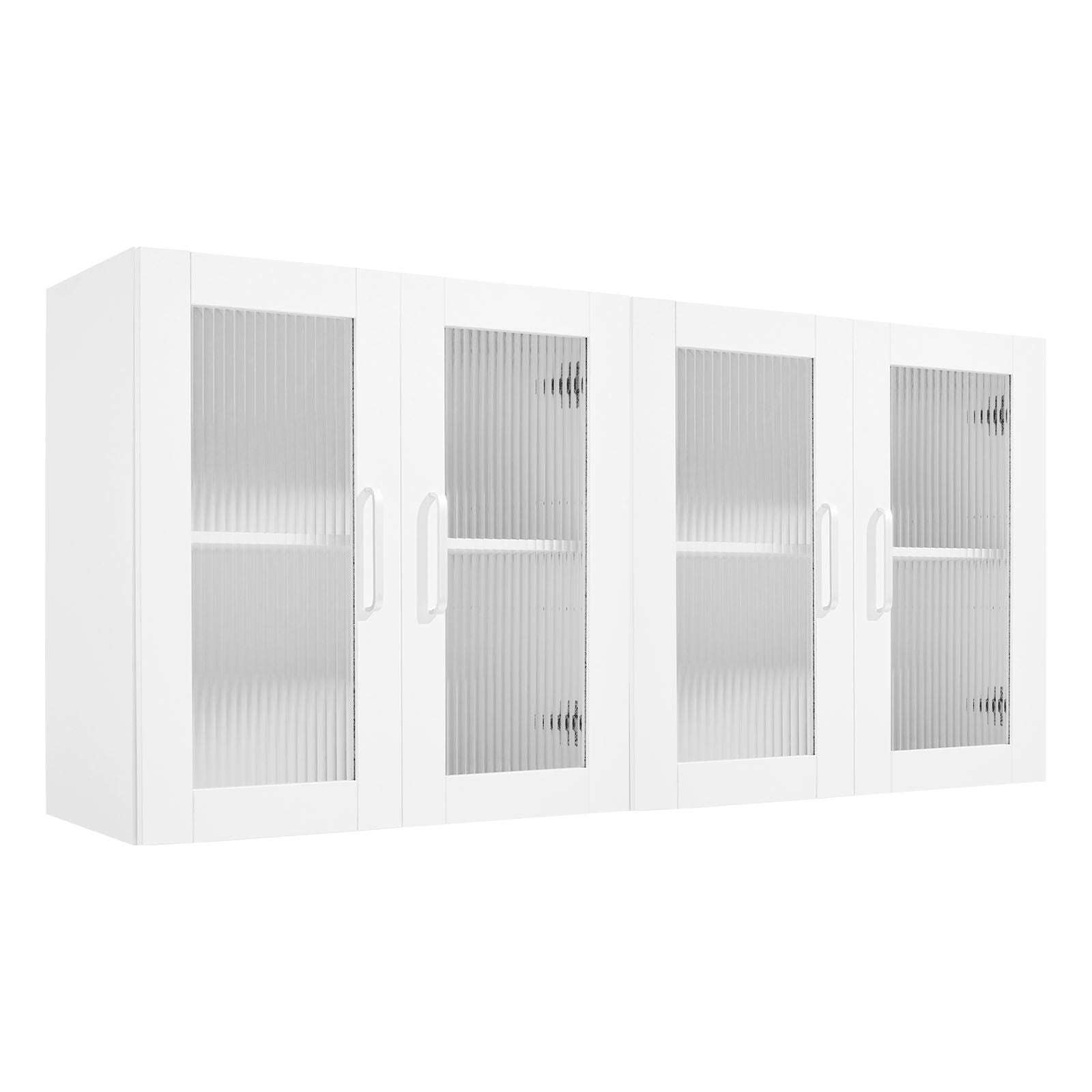 Maximize Vertical Space with 2-Tier Wall-Mounted Laundry Cabinet