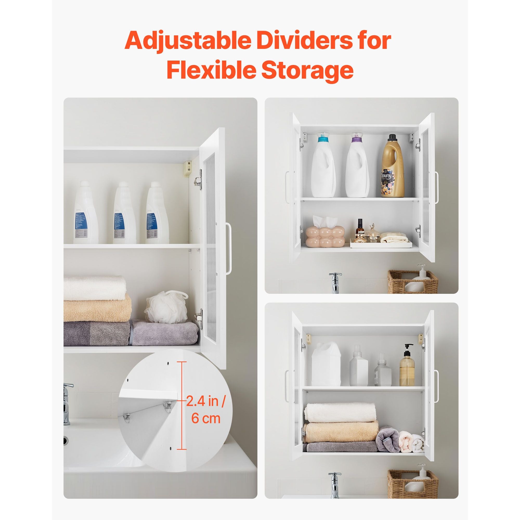 Maximize Vertical Space with 2-Tier Wall-Mounted Laundry Cabinet