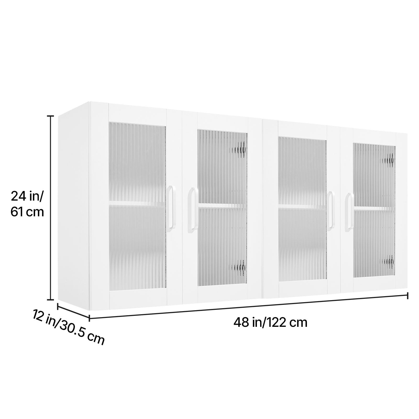 Maximize Vertical Space with 2-Tier Wall-Mounted Laundry Cabinet