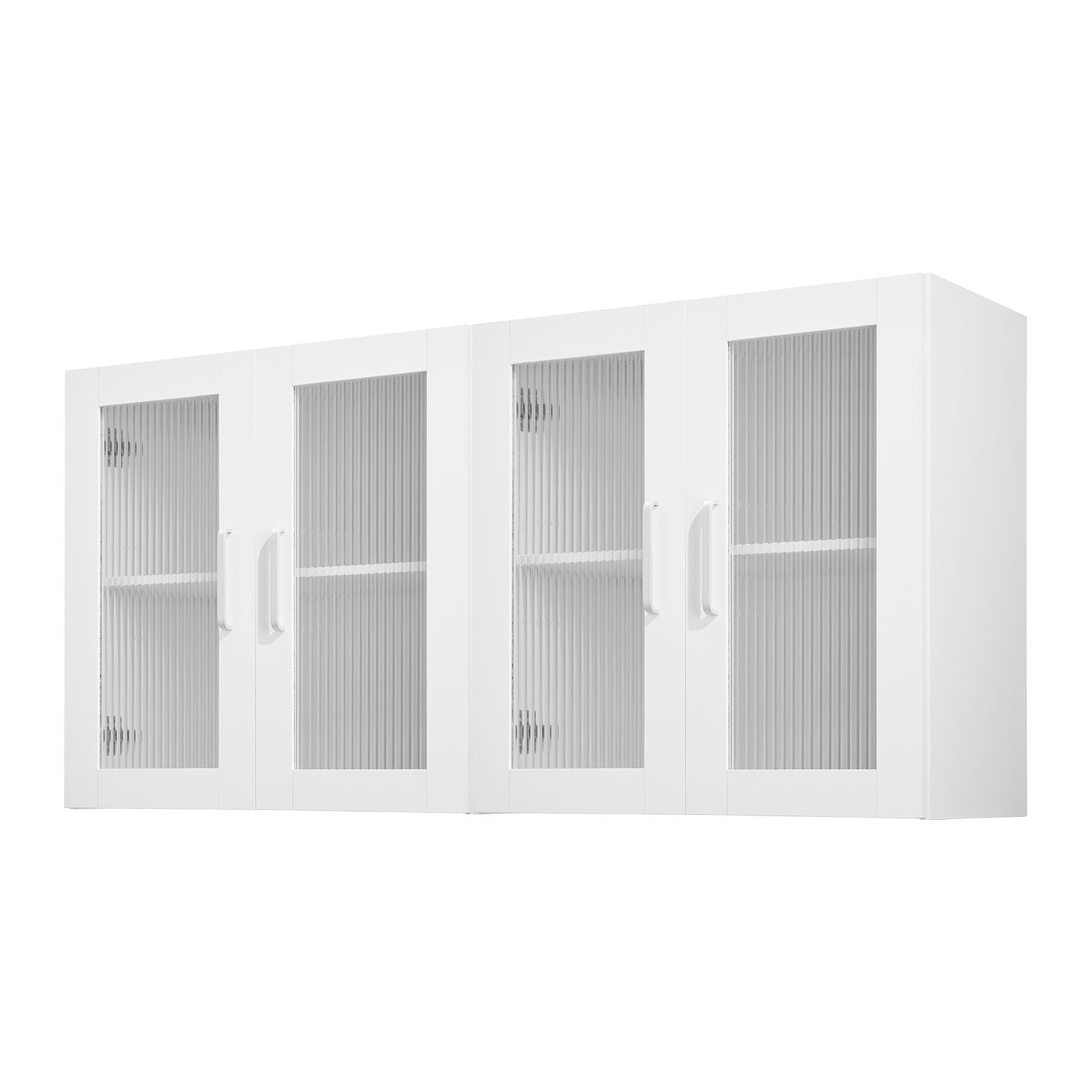 Maximize Vertical Space with 2-Tier Wall-Mounted Laundry Cabinet