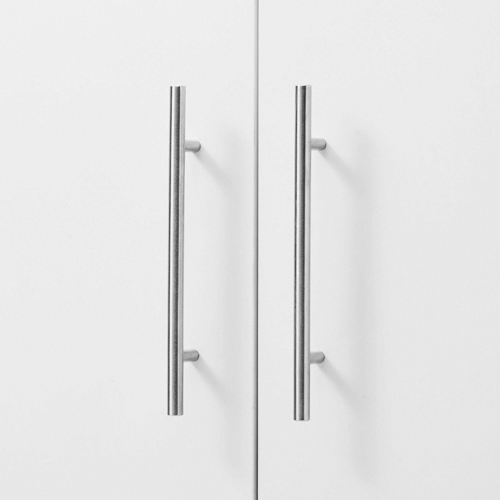 Wall-Mounted Laundry Cabinet with Adjustable Shelves