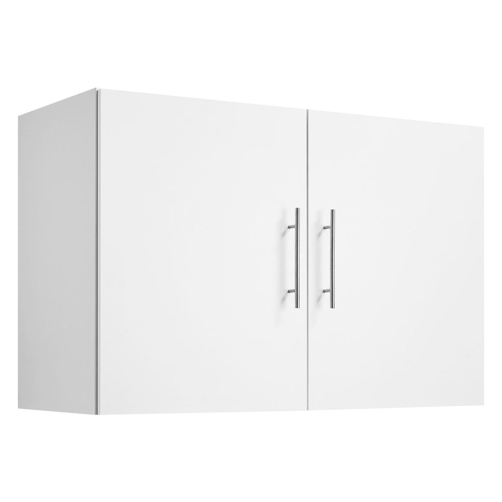 Wall-Mounted Laundry Cabinet with Adjustable Shelves