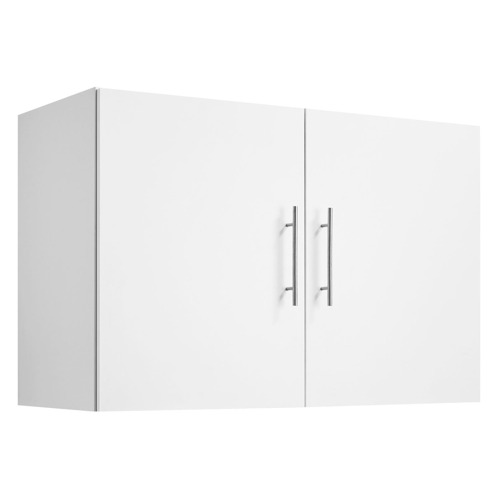 Wall-Mounted Laundry Cabinet with Adjustable Shelves