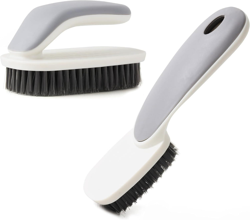 Soft-Bristle Laundry and Household Scrub Brush Set