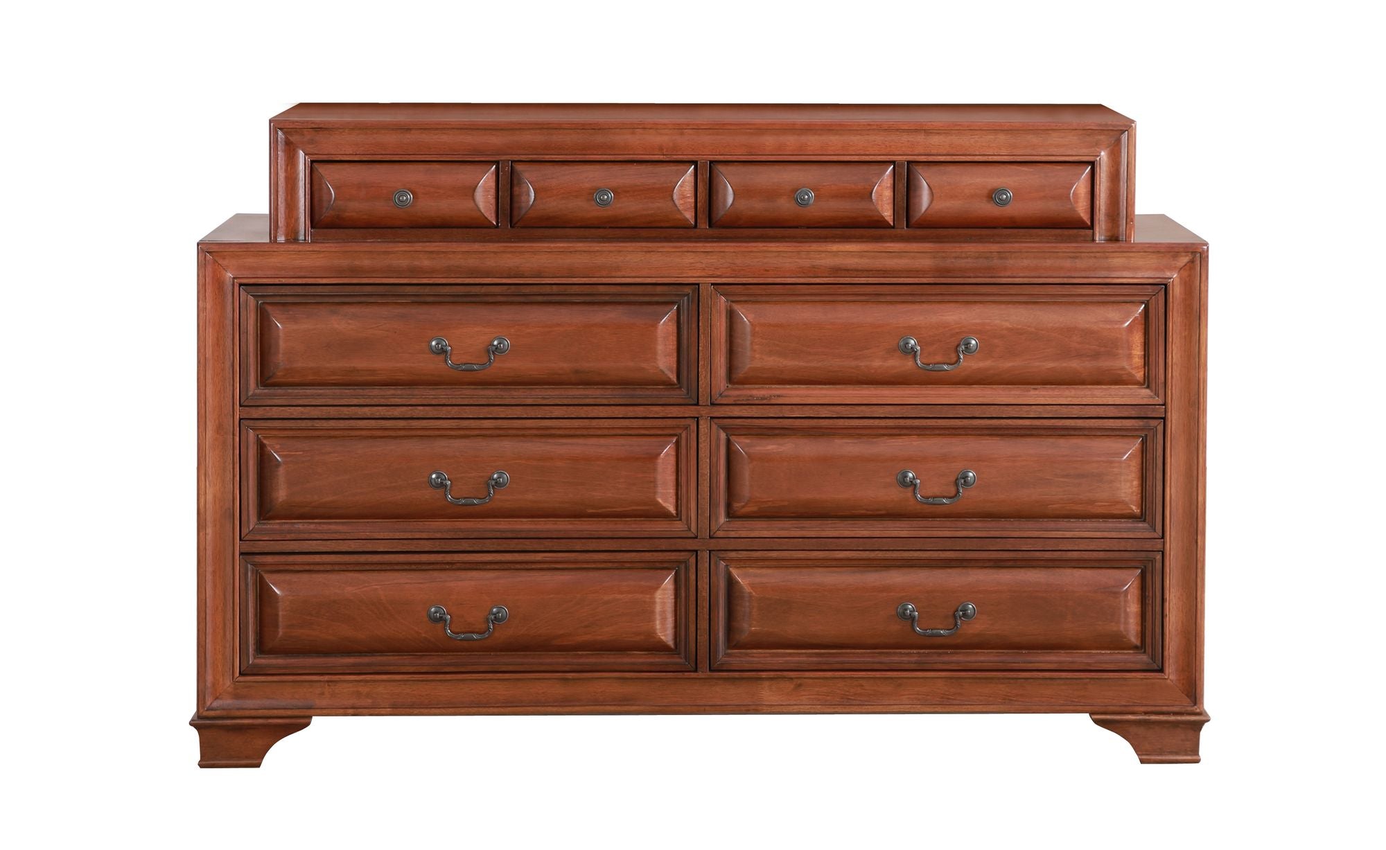 LaVita Oak-Finish Dresser with Jewelry Drawers