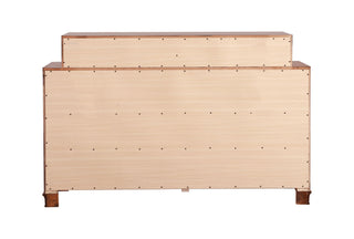LaVita Oak-Finish Dresser with Jewelry Drawers