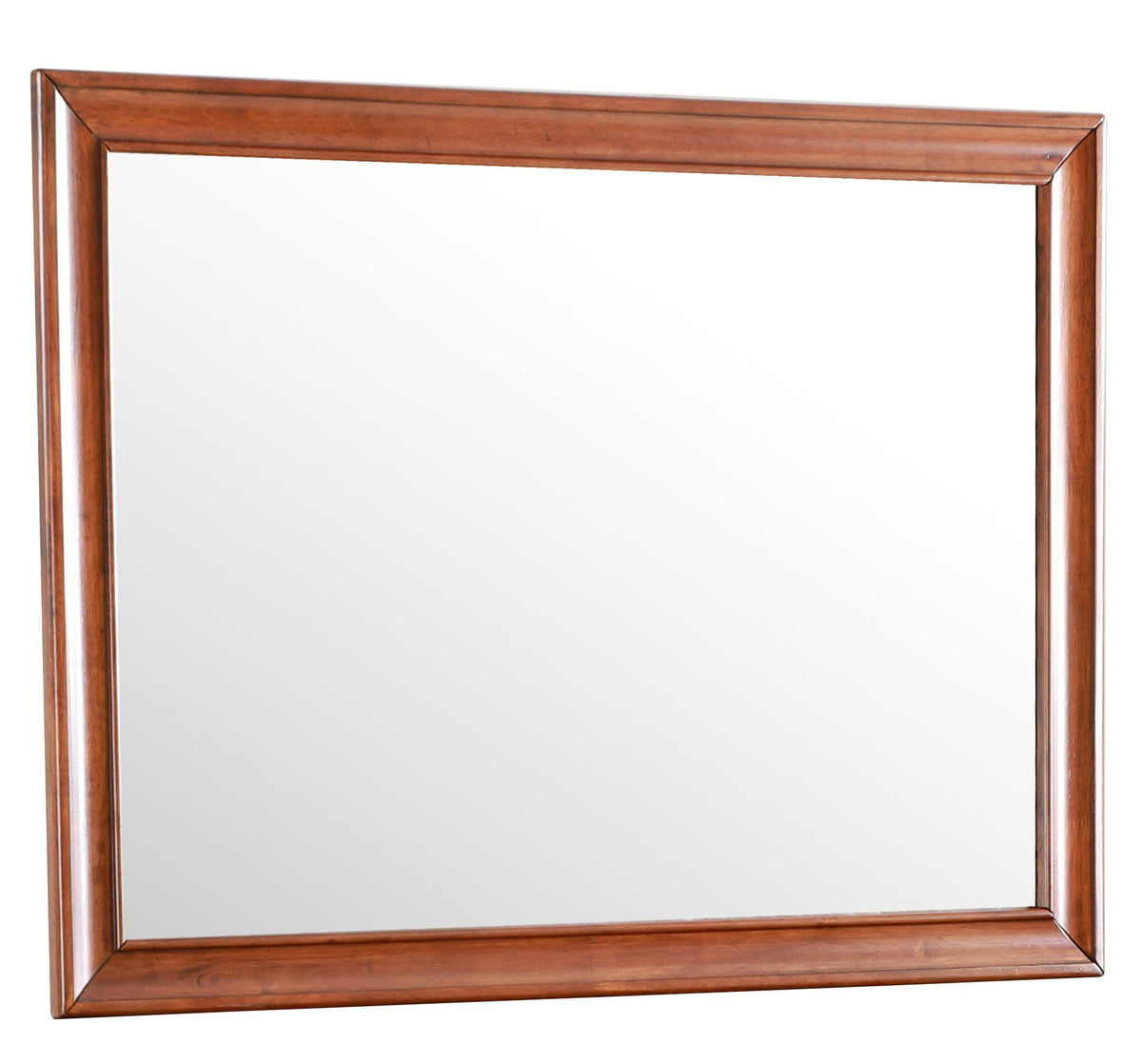 LaVita Transitional Mirror in Warm Oak