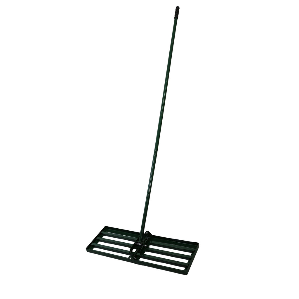 Long-Handle Lawn Rake for Leveling Soil and Sand