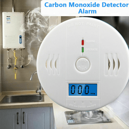 LCD Carbon Monoxide Detector with Test Button