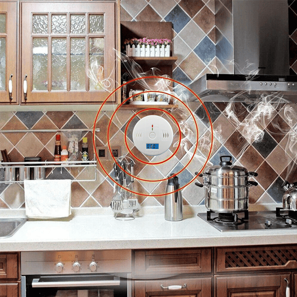 LCD Carbon Monoxide Detector with Test Button