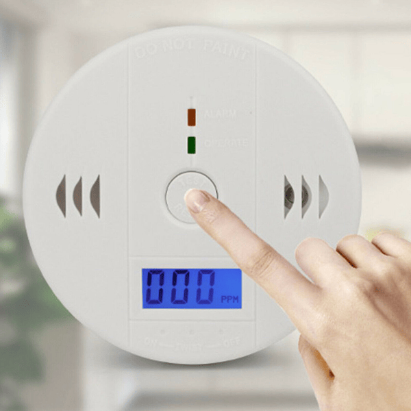 LCD Carbon Monoxide Detector with Test Button