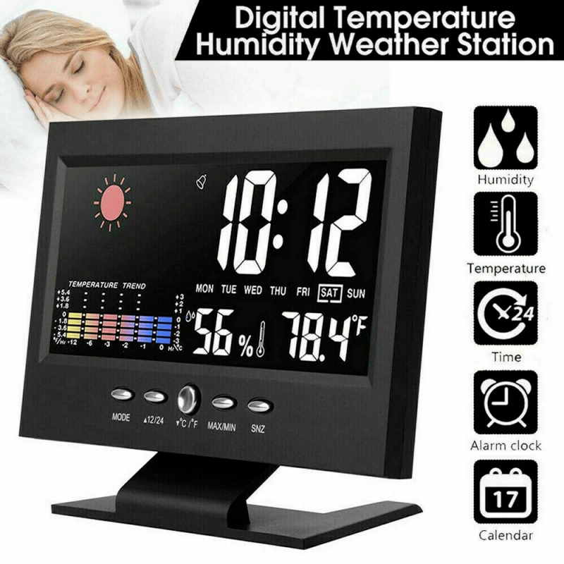 Multifunction LED Digital Alarm Clock