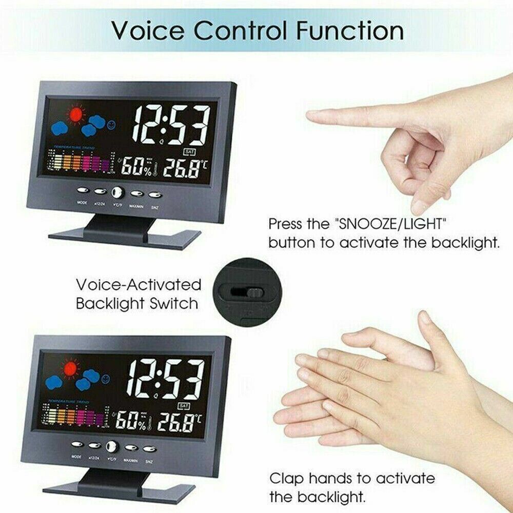 Multifunction LED Digital Alarm Clock