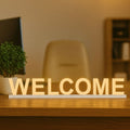 Magnetic WELCOME LED Letter Sign with Touch Dimmer